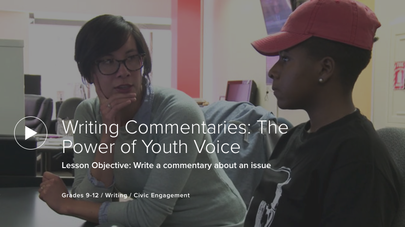 Writing Commentaries: The Power of Youth Voice